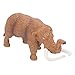 RiToEasysports Prehistoric Elephant Figurine, Solid Plastic Animal Toy Design with Detailed Features for Kids, Educational Play, Room Decor, Classroom Learning, Office Desk Display, Museum Model