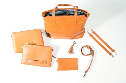 Bella Tunno Boss Bag Tote, Cognac