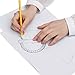 Mr. Pen- Small Protractor, 4 Inch, Pack of 3, Protractor Ruler, Drafting Tools, Math Geometry, School Supplies
