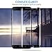 S7 Edge Screen Protector (2 Pack), Case-friendly Tempered Glass,9H Hardness,HD Clear Glass for Samsung Galaxy S7 Edge(Black).