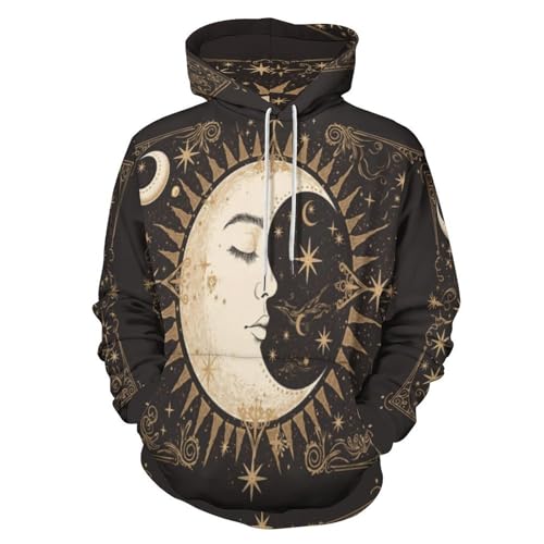 Sweat à capuche ciel étoilé 3D pour vos sorties streetwear automnales