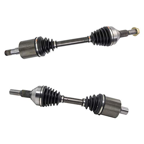 Image of TRQ Front Left and Right CV Axle Assembly Set 2 Piece Compatible with 2006-2009 Chevrolet Impala SS 2006-2007 Monte Carlo SS 2008-2009 Buick LaCrosse Super 2005-2008 Pontiac Grand Prix GXP
