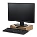 MobileVision Bamboo Drawer Large, Monitor Stand & Stackable Storage Solution for office products pens, pencils, scissors, notepads, business cards and more