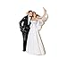 Kuchen-Aufsatz / Torten-Aufsatz Hochzeit Handy Selfie / Cake Topper / Torten-Figur Hochzeit Braut-Paar aus Polyresin - Höhe ca. 15 cm - Hochzeit - Hochzeits-Deko - Hochzeits-Torte - Braut-Paar