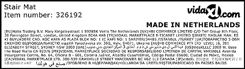 VidaXL Tappetini per Scale Tessuto Agugliato 15 pz...