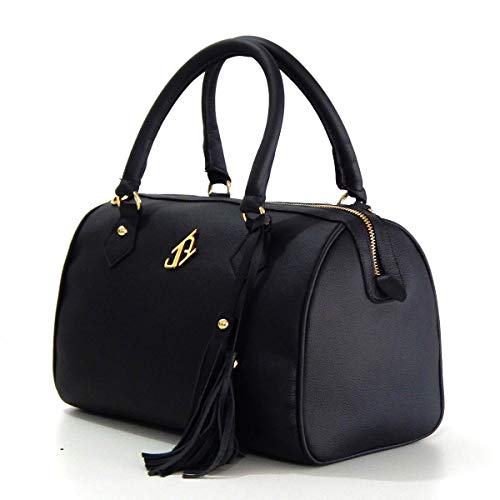 Bolsa feminina baú Johny Rafael JRF08BO em couro legítimo
