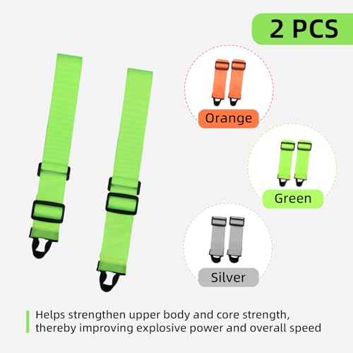 Arm Swing Trainer for Youth, Adjustable Nylon Running Arms position for 90 Degrees – Essential Running Form, Speed, Endurance - Track and Field Equipment for Track, Sprint, Agility Drills (Green)