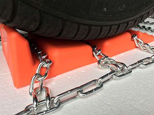 TireChain.com Tire Chains Ramps - SNO-Chain Ramps Safety Orange Color - Thumbnail 3