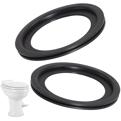 EQWOL RV Toilet Seal, Flush Ball Seal for Dometic 300, 301, 310 Series Toilets,385311658,2-Pack Cover