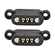 Wanjorlay 10 Paar Federbelasteter Magnetischer Pogo-Pin-Anschluss 3 Positionen Magnete Abstand 2,3 Mm DurchgangslöCher MäNnlich-Weibliche Sonde