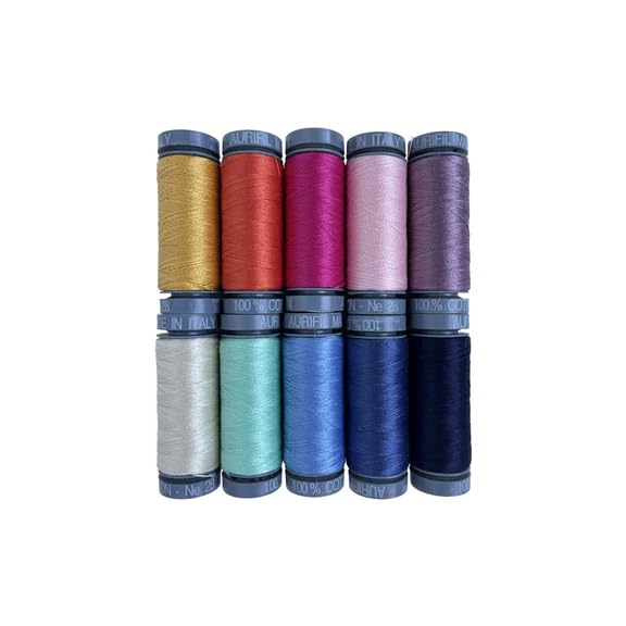 Coton égyptien mercerisé Aurifil AC28FC10 fil haut de gamme 28W