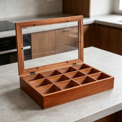 Vitrine de bureau en bois pour mini-collections à domicile - 5