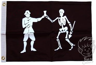 Bartholomew Roberts 12"x18" Pirate Flag