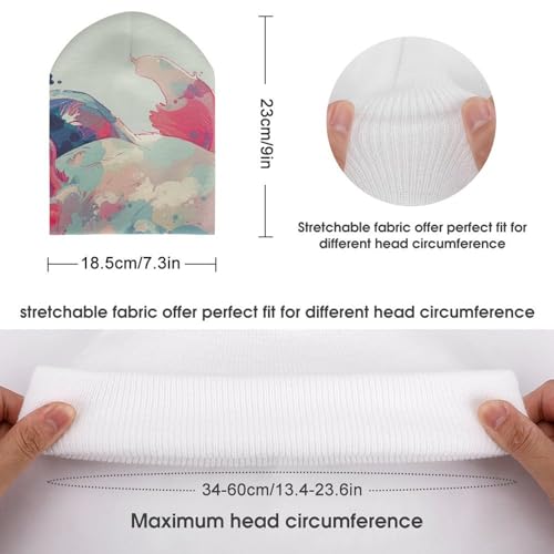 Union Jack FlagChildren's Warm Knitted Hat, Suitable for All Seasons and Daily Wear2