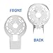 SONGCHEER-Router Shelf Wall Mount for Tp Link Deco X20 X50 X60 X55 Deco Mesh WiFi 6 WiFi Router Holder Stand Bracket Shelf Cable Organizer with Screw Mounting Kit (2Pack)