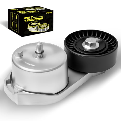 Oktiger A/C Air Conditioning Drive Belt Tensioner Assembly with Pulley Fit for Ford F-150 2011-2014 5.0L V8,OE# BL3E6A228AB, BL3Z6A228A, 39299