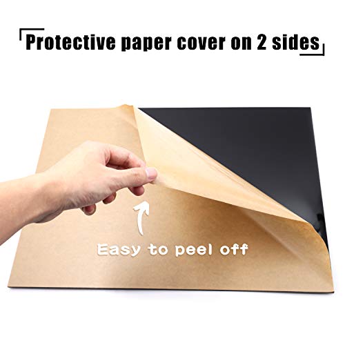 Zuvas Black Plexiglass Sheet 11.8” X 15.75” X 1/8” 2 Pack Black Cast Acrylic Sheet, Diy Materials For Home Decor, Handcraft, Painting, Photography, Pet Tag, Switch Panel, Display Stand #TOP3