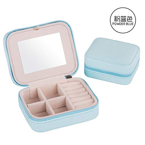 Preisvergleich Produktbild Pakopjxnx Schmuck-Aufbewahrungsbox für Ringe, Ohrringe, Halsketten 1