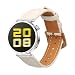 Produktbild kwmobile Armband kompatibel mit Huawei Watch GT5 41mm / GT5 Pro 42mm - Echtleder Fitnesstracker Sportarmband Band