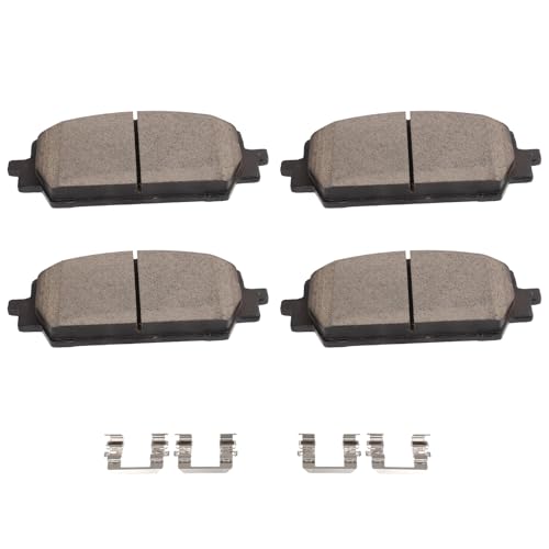 Image of SCITOO D2380 Ceramic Brake Pads Sets Front w /Hardware Replacement For Hyundai For Santa Cruz 2022-2023,For Hyundai For Santa Fe 2021-2023,For Kia For Sorento 2021-2023