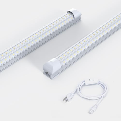TIMIKEY® 6 Pack LED Shop Lights,6500K 5000LM 4FT 36W Super Bright Strip...