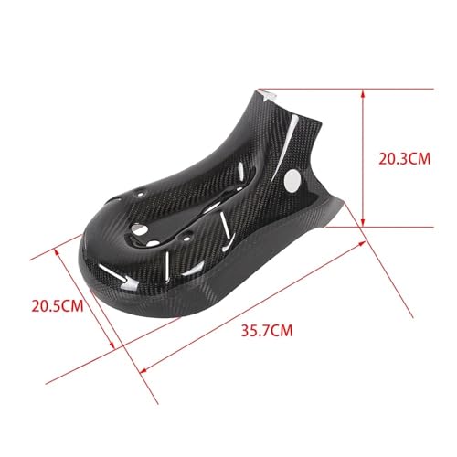Accessoires modification moto aileron avant et protection échappement