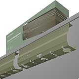 Support de câble de bureau avec un ajustement parfait pour tous les bureaux. Cette boîte de gestion des câbles vous offre plus de flexibilité pour la gestion des câbles. Grâce à son design unique à 5 découpes, notre panier à câbles est idéal pour le passage des câbles. Convient pour les bureaux de bureau ordinaires réglables en hauteur ou l'organisation des câbles sous votre lit ou votre table de chevet. Boîte de câbles idéale pour les meubles en bois ou en bois composite.