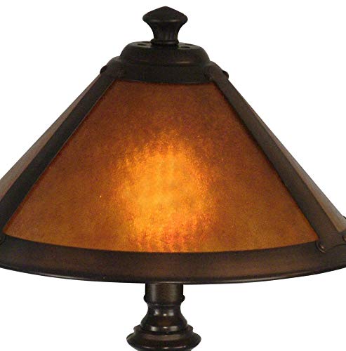 Dale Tiffany Ta90191 Hunter Mica Accent Lamp, Antique Bronze And Mica Shade 16.00X10.00X10.00 #TOP2