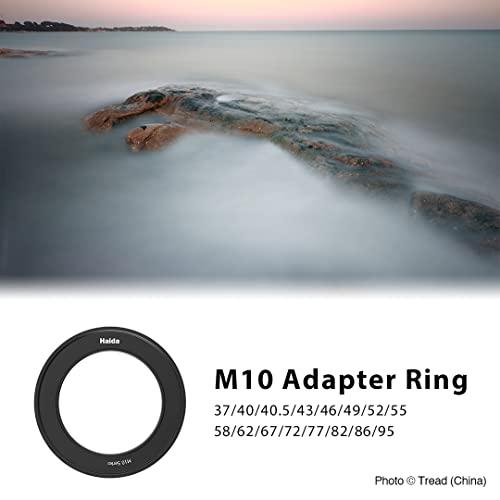 Anillo adaptador Haida 37mm-95mm para filtros M10 en objetivos de 58mm 7