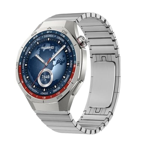 Bracelet acier 22mm Huawei GT5/GT4 pour le bureau et le sport
