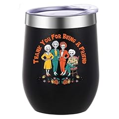 Golden Girls Wine Tumbler-Black