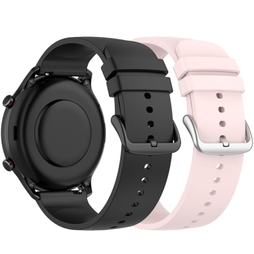 Pheant Armbanden compatibel met Amazfit GTR 3 Pro armband, 22 mm siliconen reservearmband voor Amazfit GTR 3/Amazfit GTR 2/Amazfit GTR 2e/Amazfit GTR 47 mm