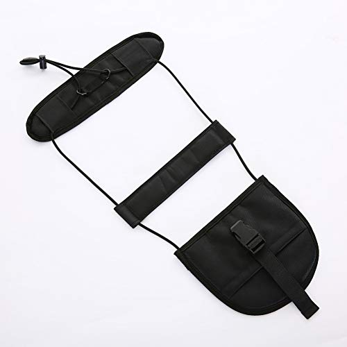 Image of Luggage Straps - Luggage Bungee Strap Add a Bag - Lightweight and Durable Elastic Strap for Extra Luggage Adjustable Belt Travel Accessories - Black (Black - 2 pack)