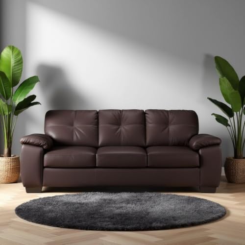 Image of Torque Antos Leatherette Sofa Set for Living Room Furniture | Modular Sofa Couches | Premium Leatherette Sectional Sofa Couch for Office New Home Festival Gifts