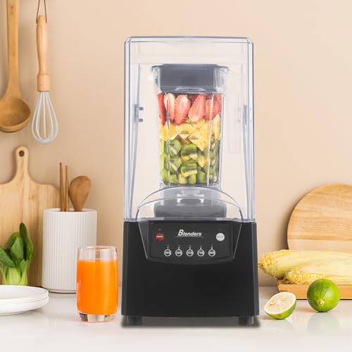 Licuadora eléctrica 2600W con cubierta antiruido 1.8L miniatura 6