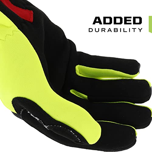 Mechanix Wear FastFit® E5 Gloves (Medium, Black/Fluorescent Yellow) - Image 4