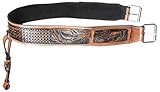 Acerugs Premium Leather Western Horse Saddle Back Cinch Rear Girth Flank Bucking Strap Hand Carved...
