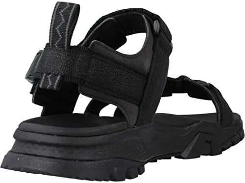 Timberland Men's Garrison Trail Webbing-Strap Sandal, Black/White, 12 | Image 2