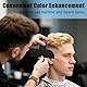 Gosknor Friseur Verbesserungskarten, T-Form Haaransatz-Formungswerkzeug mit Messindikatoren Wiederverwendbar Color Spray Edge Hair Liner Card für Präzises Kantenaufstellen Bartaufrichtungswerkzeuge