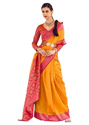 Sari en soie douce avec Zari : l'élégance traditionnelle d'un tissage d'exception