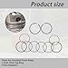 XTPTFABS 2 sets of piston rings 24-108-22-s Compatible With Kohler CH18-22 CH620-641 CV18-22 CV620-640(1.5mm Thick Top Ring Style A 77mm Standard Bore)