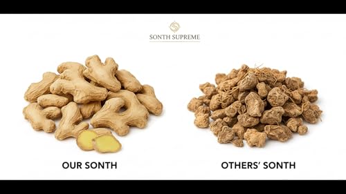 Image of Parshutara Farm Whole Dry Ginger (Sonth) 50g | Whole Sonth Pieces | Premium Garam Masala Spice for Cooking