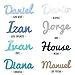 Nombres decorativos infantil de madera, regalos únicos y originales para decoraciones de...