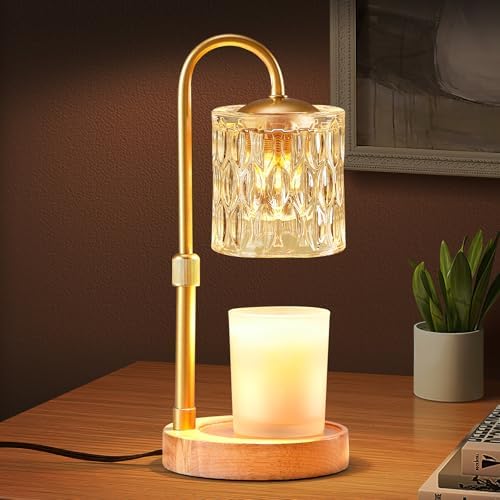 Briever Dimmable Candle Warmer Lamp with Timer, Height Adjustable...
