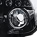 SPEC-D TUNING Glossy Black Smoke LED Dual Halo Projector Headlights Compatible with 2001-2003 BMW E53 X5 All, Left + Right Pair Headlamps Assembly
