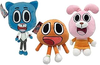 Stuffed Animal 3pcs/Lot 25cm Cartoon Amazing World Gumball Plush Toys Darwin Anais Gumball Plush Stuffed Doll Toys for Children Birthday Gifts Dpprdl