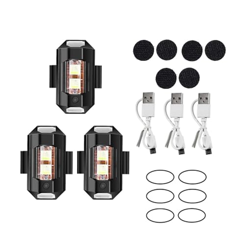 Feux de nuit pour moto LED anti-collision stroboscopiques évitant les accidents