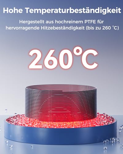 Creality Low Drag Star Ptfe-Schlauch 4m, Sternförmiger Innenkanal, Hohe Temperaturbeständigkeit, Reduzierte Reibung, Stilvolles Aussehen, Intelligente Passform, Geeignet Für Fdm-3D-Drucker