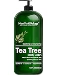 New York Biology Tea Tree Body Wash - Helps Nail Fungus, Athletes Foot, Ringworms, Jock Itch, Acne, Eczema & Body Odor, Soothes Itching & Promotes Healthy Skin and Feet - 500 ml