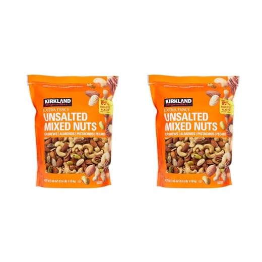 Kirkland Unsalted Mixed Nuts, 2 Pack